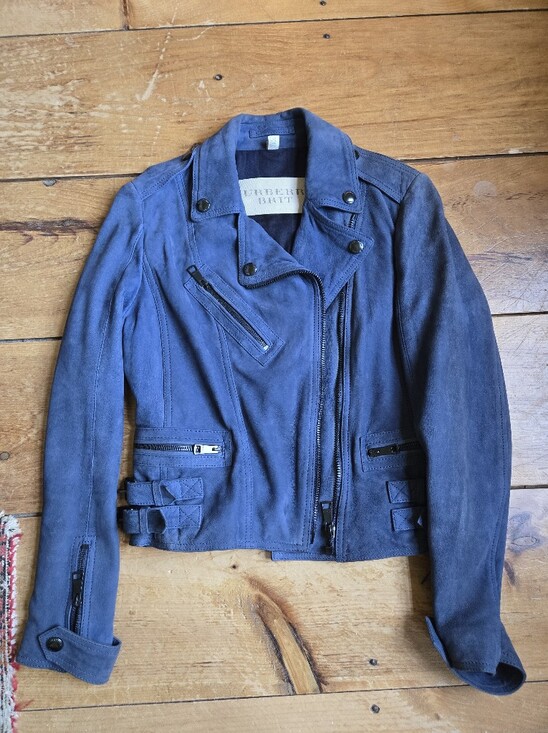 Burberry Jackets & Blazers - Burberry Brit Leather Biker Jacket